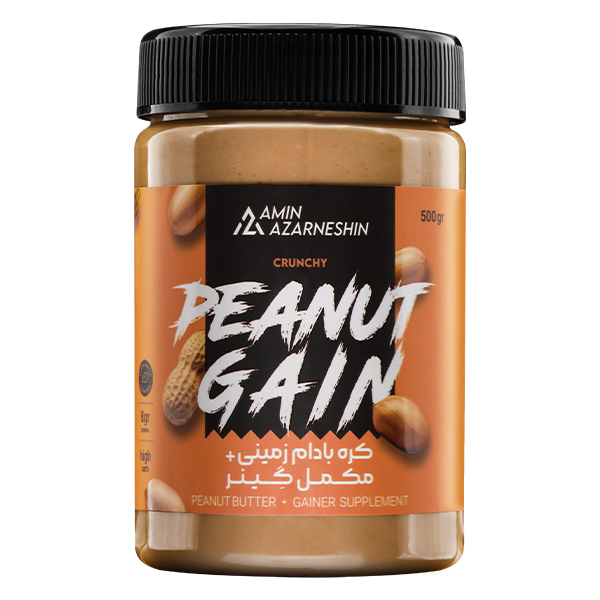 کره بادام زمینی به همراه مس گینر آذرنشین 500 گرم