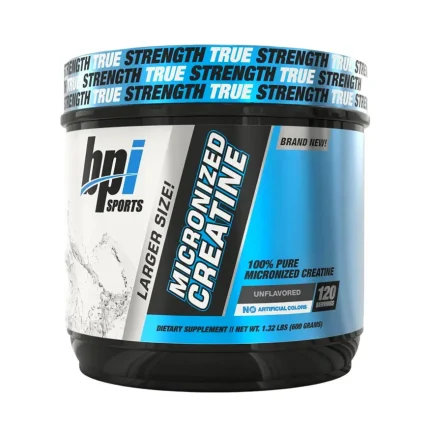 پودر کراتین مونوهیدرات میکرونایزد ۱۰۰٪ خالص بی پی آی (BPI Sports)