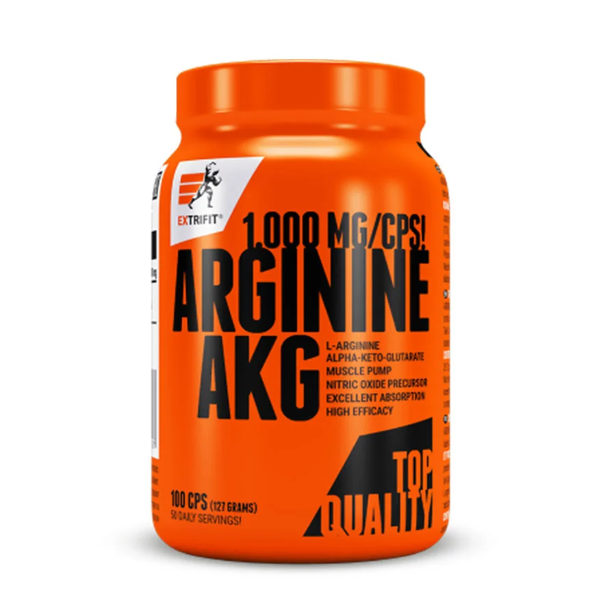 قوطی قرص آرژنین AKG اکستریفیت 1000 میلی گرم 100 تایی برای پمپاژ خون و رگ سازی