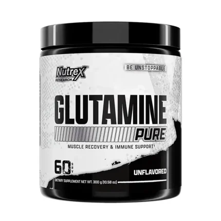 قوطی پودر گلوتامین پیور ناترکس (Glutamine Pure) ۳۰۰ گرمی - مکمل ریکاوری بدون طعم