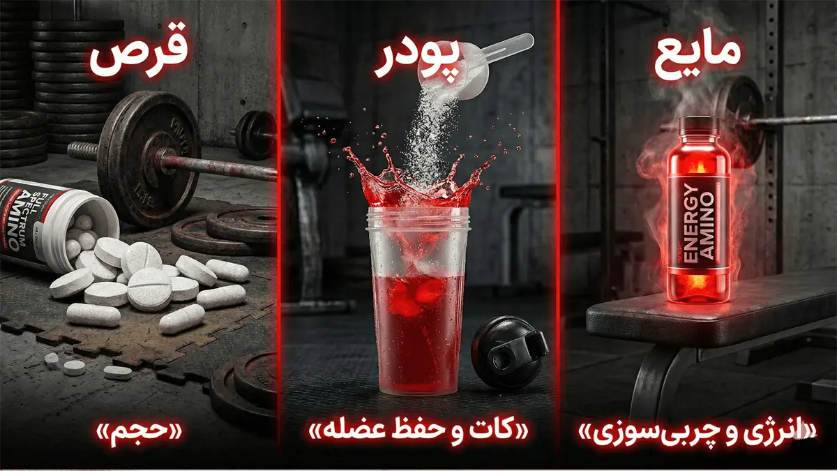 کدام نوع آمینو مناسب هدف شماست؟