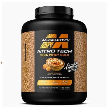 پروتئین وی گلد 100% نیتروتک ماسل تک لیمیتد 2.33 کیلوگرم (MuscleTech Nitro-Tech 100% Whey Gold)