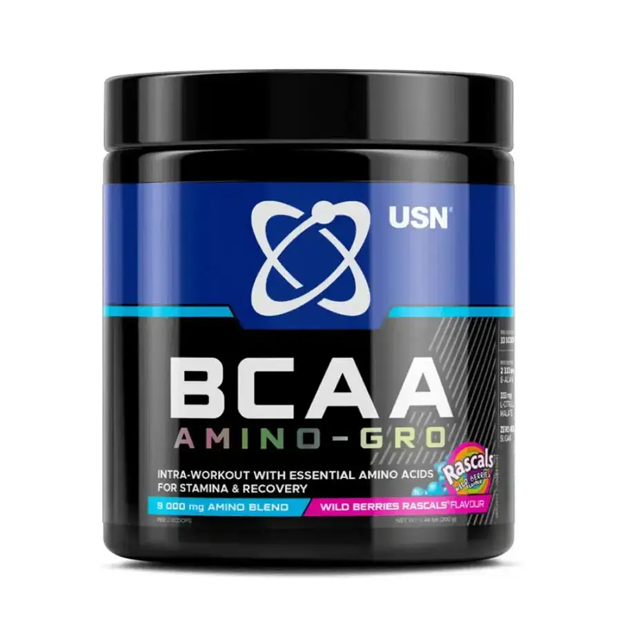 usn-bcaa-amino-gro-200g بی سی ای ای آمینو گرو یو اس ان 200 گرم (USN BCAA Amino Gro) - تصویر 1