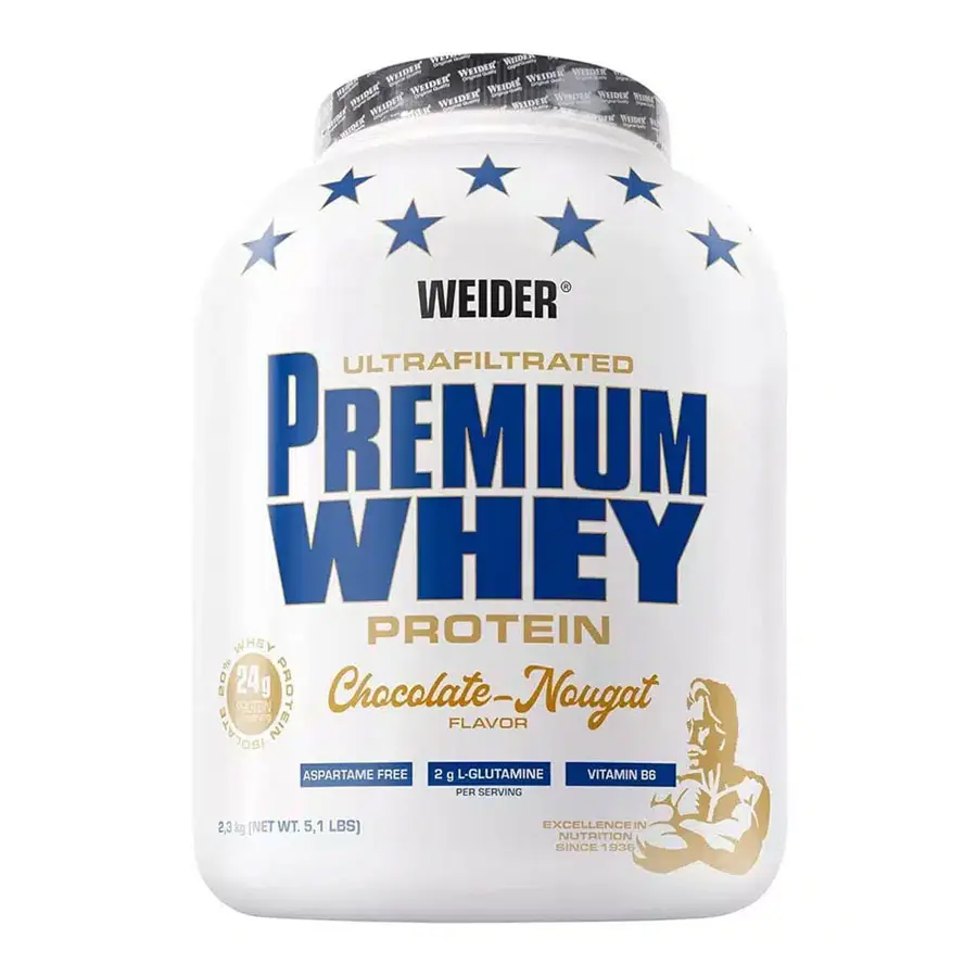 weider-premium-whey-protein-2-3kg پودر پروتئین وی پریمیوم ویدر (Weider Premium Whey) 2.3 کیلوگرم - تصویر 1