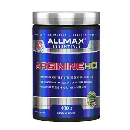 پودر آرژنین اچ سی ال آلمکس (ALLMAX Arginine HCl) وزن 400 گرم