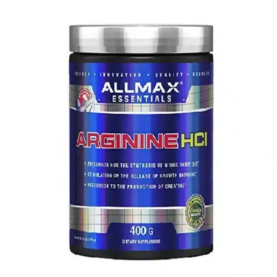 ALLMAX-Nutrition-Arginine-HCl-Powder-400g پودر آرژنین اچ سی ال آلمکس (ALLMAX Arginine HCl) وزن 400 گرم