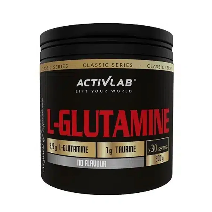 Activlab-Glutamine-Powder-300g قوطی پودر گلوتامین اکتیولب اورجینال (Activlab Glutamine) 300 گرمی
