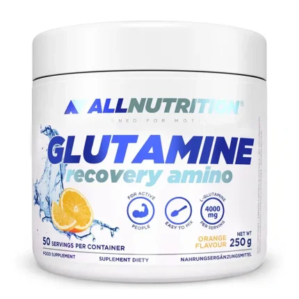 پودر گلوتامین ریکاوری آمینو آل نوتریشن (Allnutrition Glutamine Recovery) وزن 250 گرم