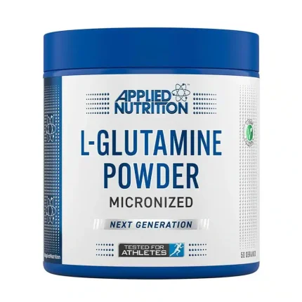 پودر ال گلوتامین میکرونایزد اپلاید نوتریشن (Applied Nutrition L-Glutamine) وزن 250 گرم (50 سروینگ)