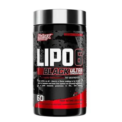 عکس قوطی کپسول چربی سوز لیپو 6 بلک ناترکس اورجینال (Nutrex Lipo-6 Black) 60 عددی