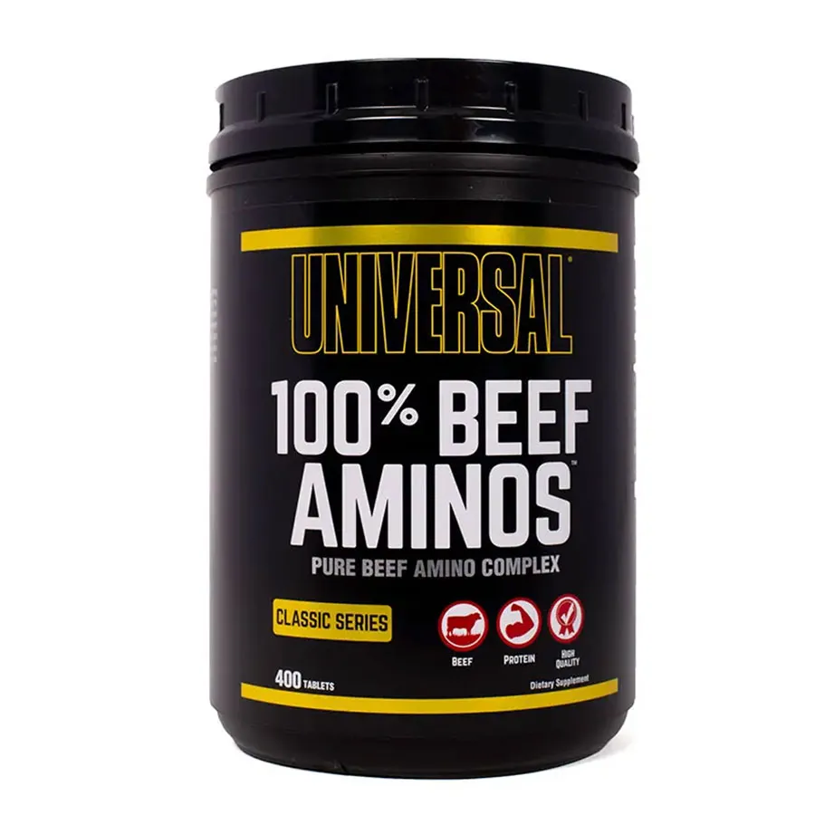 قرص آمینو بیف ۱۰۰٪ یونیورسال (Universal Beef Aminos) بسته 400 عددی