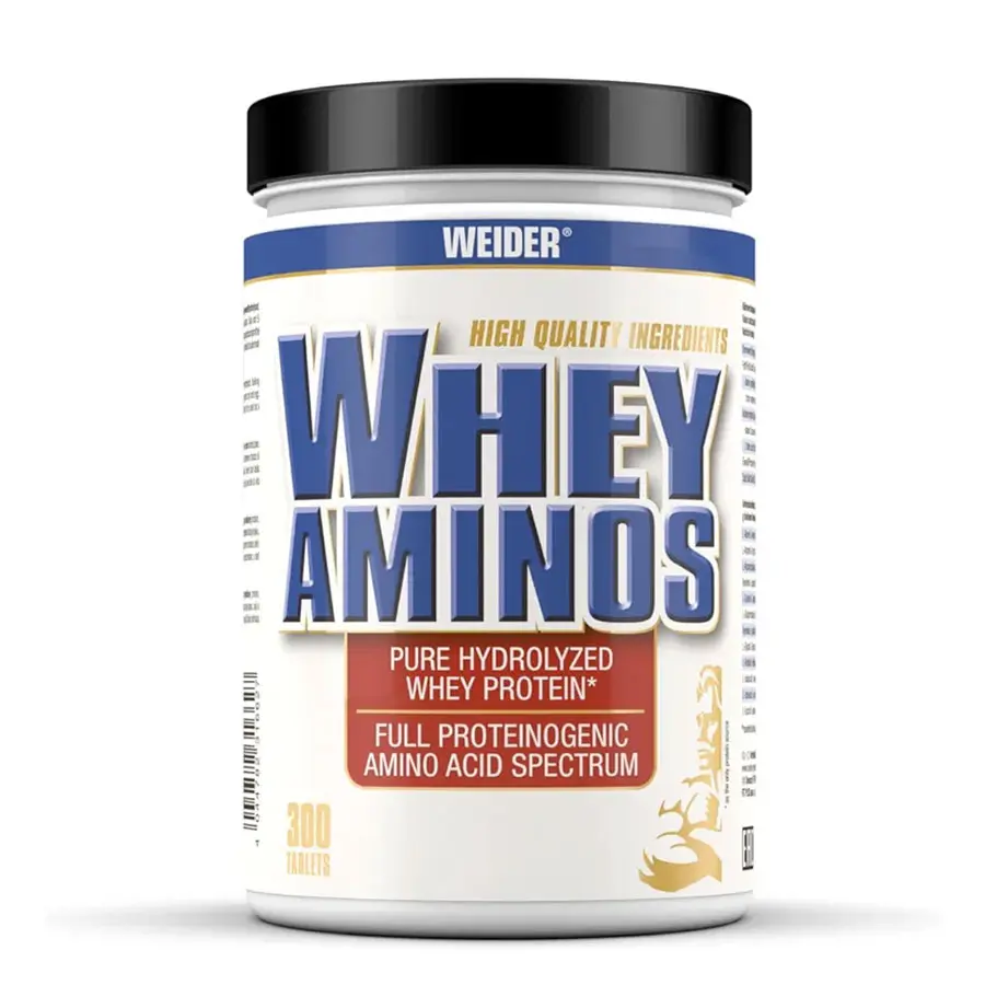 Weider-Whey-Amino-Hydrolyzed-Protein-300-Tablets قرص آمینو وی هیدرولیزه ویدر (Weider Whey Amino) بسته 300 عددی - تصویر 1