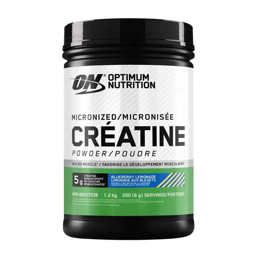 پودر کراتین میکرونایزد اپتیموم نوتریشن ۱.۲ کیلوگرم | Optimum Nutrition Micronized Creatine Powder Blueberry Lemonade 1.2kg